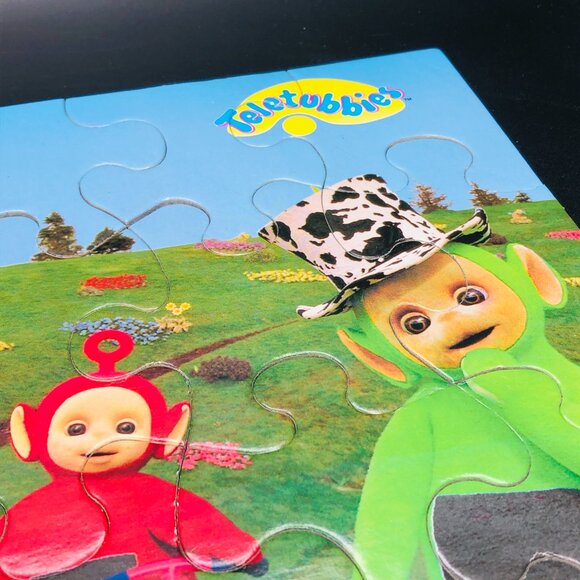 Vintage 1999 TELETUBBIES Tv Characters Jigsaw Puzzle: 24 pcs COMPLETE, Y2K Kids - Picture 4 of 14